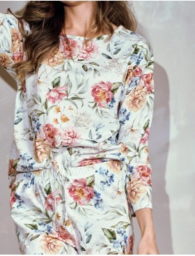 Женская пижама с цветочным принтом Taro 3249 ADELAIDE, Цвет: мульти, Размеры: XL, изображение 3