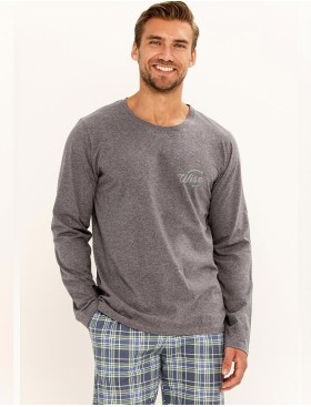 Пижама мужская со штанами Taro 3296 STUART, Цвет: серый, Размеры: XL