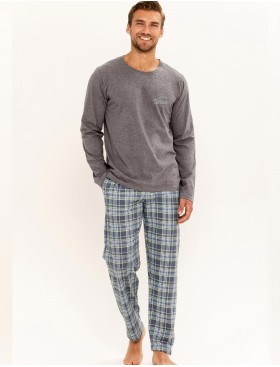 Пижама мужская со штанами Taro 3296 STUART, Цвет: серый, Размеры: XL, изображение 2