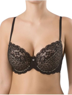 Бюстгальтер мягкий VOVA WISH V98411 черный, Цвет: черный, Размеры: 75H, изображение 6