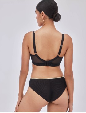 Бюстгальтер бралетт Alles CHIARA GOLD M bralette черный, Цвет: черный, Размеры: 65D, изображение 5