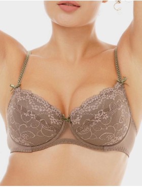 Бюстгальтер балконет пуш-ап Honey H06-14-L капучино, Цвет: капучино, Размеры: 70F