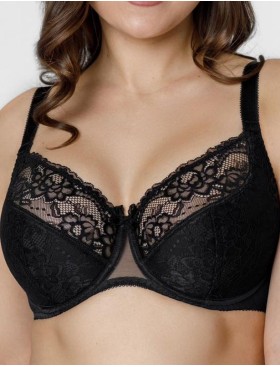 Бюстгальтер полумягкий Honey H38-17-L черный, Цвет: черный, Размеры: 75H