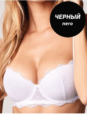 Бюстгальтер балконет Infiore JOY WELL 3001 nero, Цвет: nero (черный), Размеры: 85B