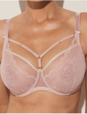 Мягкий кружевной бюстгальтер Kinga ALICE 931-SC светло-бежевый, Цвет: светло-бежевый, Размеры: 70I