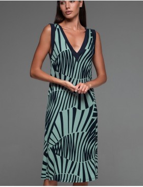 Сорочка длинная Mia-Amore COURTNEY 5205, Цвет: темно-синий, Размеры: 4XL, изображение 4