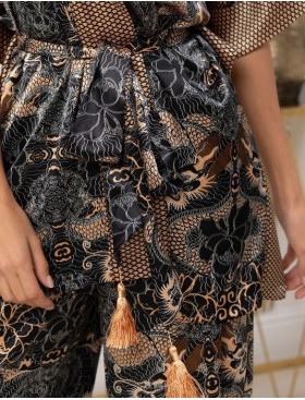 Шелковый комплект с брюками Mia-Amore GIA 4331, Цвет: мультицвет, Размеры: L, изображение 5