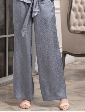 Атласный комплект Mia-Amore JOANNA 7314 серебристый, Цвет: серебристый, Размеры: L, изображение 5