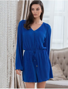 Комбидресс плиссированный Mia-Amore ROXY 7375 синий, Цвет: синий, Размеры: M