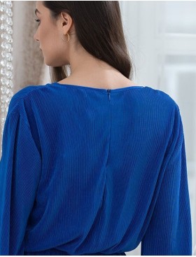 Комбидресс плиссированный Mia-Amore ROXY 7375 синий, Цвет: синий, Размеры: M, изображение 5