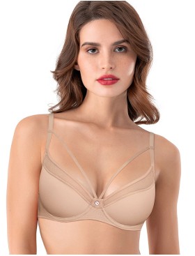 Бюстгальтер спейсер Mioocchi ORNELLA 8194 nudo, Цвет: nudo (телесный), Размеры: 70C, изображение 3