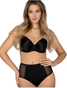 Гладкий бюстгальтер Mefemi ANNA U minimizer черный, Цвет: черный, Размеры: 85D, изображение 4