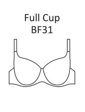 Гладкий бюстгальтер Mefemi ANNA U minimizer черный, Цвет: черный, Размеры: 85D, изображение 10