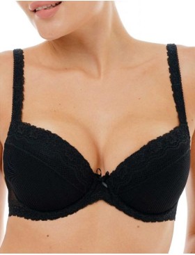 Бюстгальтер балконет Sermija 121-09-L чёрный, Цвет: чёрный, Размеры: 75D