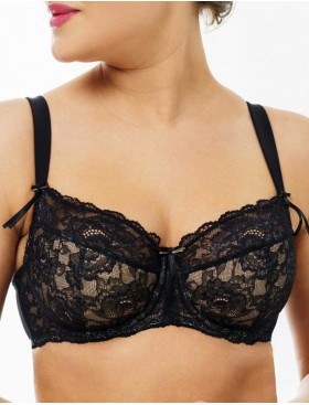 Бюстгальтер полумягкий Sermija 172-16-L чёрный, Цвет: чёрный, Размеры: 90C