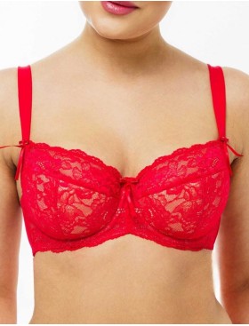 Бюстгальтер полумягкий Sermija 172-16-L красный, Цвет: красный, Размеры: 70C