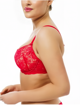 Бюстгальтер полумягкий Sermija 172-16-L красный, Цвет: красный, Размеры: 70C, изображение 3