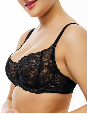 Бюстгальтер балконет мягкий Sermija 173-16-L чёрный, Цвет: чёрный, Размеры: 85C, изображение 3