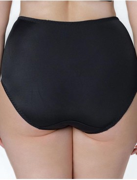 Высокие трусы слипы Sermija 182-21-AK чёрный, Цвет: чёрный, Размеры: 4XL, изображение 2