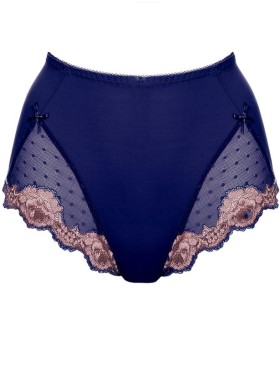 Высокие трусы слипы Sermija 182-21-AK синий сапфир, Цвет: синий сапфир, Размеры: 6XL, изображение 3