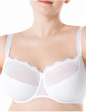 Бюстгальтер полумягкий Sermija ROZALIJA 182-21-L белый, Цвет: белый, Размеры: 70I
