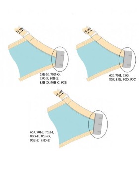 Бюстгальтер полумягкий Sermija ROZALIJA 182-21-L синий сапфир, Цвет: синий сапфир, Размеры: 75H, изображение 4