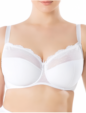 Бюстгальтер полумягкий Sermija AZALIJA 183-21-L белый, Цвет: белый, Размеры: 80E