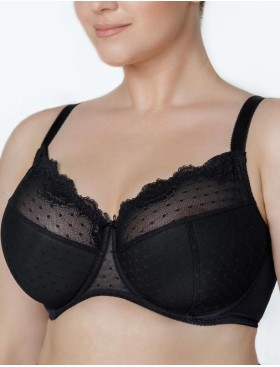 Бюстгальтер полумягкий Sermija AZALIJA 183-21-L чёрный, Цвет: чёрный, Размеры: 80F, изображение 3