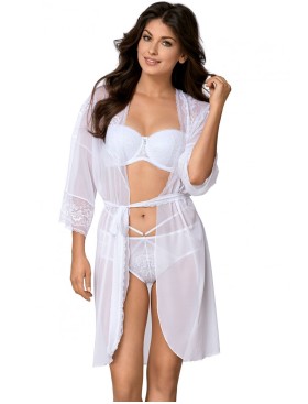 Пеньюар Ava PENIUAR VENUS 001, Цвет: белый, Размеры: L