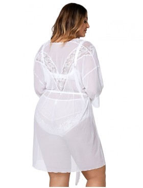 Пеньюар Ava PENIUAR VENUS 001, Цвет: белый, Размеры: L, изображение 4