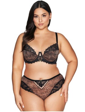 Бюстгальтер полумягкий Ava WILD 2132 PU Black Panther, Цвет: леопард, Размеры: 80B, изображение 6