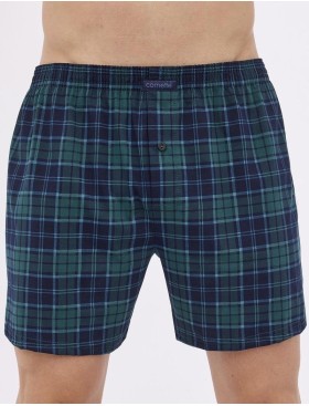 Свободные трусы шорты Cornette 002/008-19 COMFORT темно-синий/зеленый, Цвет: темно-синий/зеленый, Размеры: 2XL