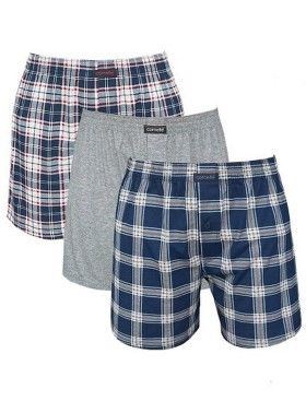 Свободные боксеры 3 шт. Cornette 945 COMFORT темно-синий/серый, Цвет: темно-синий/серый, Размеры: M