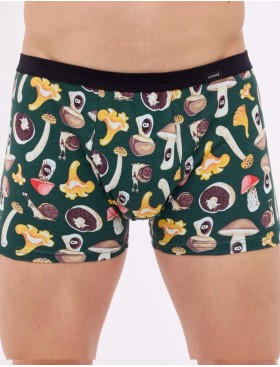 Трусы-боксеры Cornette TATTOO MINI 280-7 темно-зеленый/коричневый, Цвет: темно-зеленый/коричн, Размеры: L