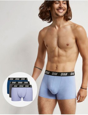 Упаковка мужских боксеров (3 шт) Dim 0DA8/3 темно-синий/синий/серый, Цвет: темно-синий/синий/серый, Размеры: S