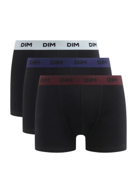 Черные мужские трусы в наборе (3 шт) Dim 005D/3 мимоза/карат/бетон, Цвет: черный (мимоза/карат/бетон), Размеры: S, изображение 2