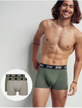 Мужские боксеры в наборе (2 шт) Dim 0DA8 оливковый/серый, Цвет: оливковый/серый, Размеры: M