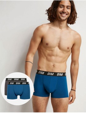 Мужские боксеры в наборе (2 шт) Dim 0DA8 синий/серый, Цвет: синий/серый, Размеры: S