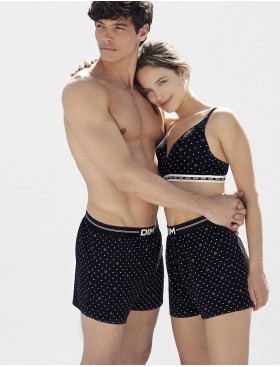 Мужские свободные трусы Dim 0DCF черный набивной, Цвет: черный, Размеры: S, изображение 4