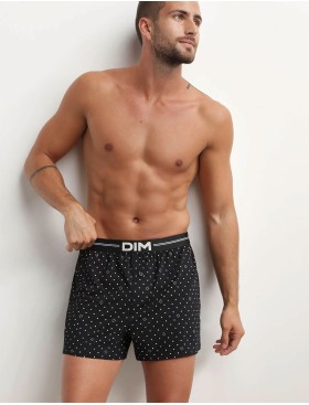 Мужские свободные трусы Dim 0DCF черный набивной, Цвет: черный, Размеры: S, изображение 3