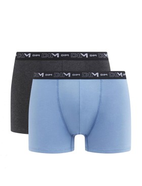 Трусы мужские боксеры набор (2 шт) Dim 6596/2 синий/антрацит, Цвет: синий/антрацит, Размеры: XL, изображение 2