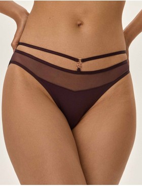 Трусики слипы Esotiq 41726 OVA шоколадный, Цвет: шоколадный, Размеры: XL
