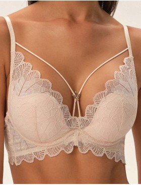 Бюстгальтер со съемным пуш-ап Esotiq 41742 OATH экрю, Цвет: экрю, Размеры: 80C