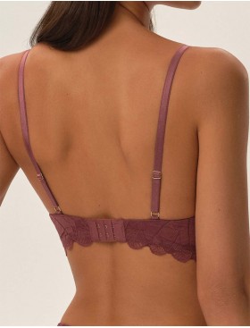 Бюстгальтер со съемным пуш-ап Esotiq 41742 OATH лиловый, Цвет: лиловый, Размеры: 80C, изображение 2