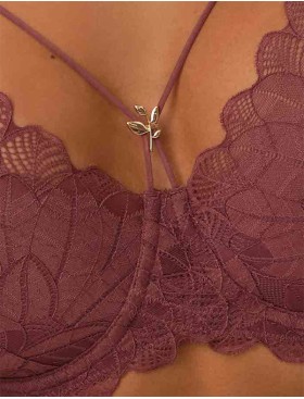 Бюстгальтер на поролоне Esotiq 41743 OATH лиловый, Цвет: лиловый, Размеры: 75F, изображение 3