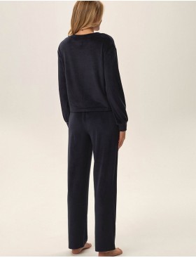 Комплект из велюра Esotiq 42088 JAZZY графит, Цвет: графит, Размеры: S, изображение 5