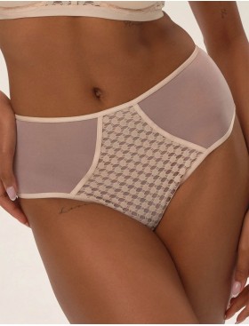 Трусы высокие слипы Esotiq OHARA 42177 пудровый, Цвет: пудровый, Размеры: L