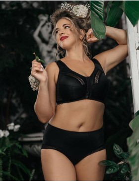 Высокие трусы слипы Honey H47-23-AK черный, Цвет: черный, Размеры: L, изображение 3