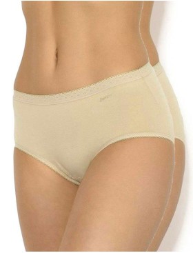 Набор трусов из хлопка (2шт) Janira PACK-2 MIDI ESENCIAL 1031481 dune, Цвет: dune (песочный), Размеры: XL