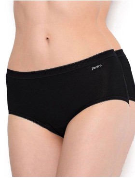 Набор трусов из хлопка (2шт) Janira PACK-2 MIDI ESENCIAL 1031481 negro, Цвет: negro (черный), Размеры: XL